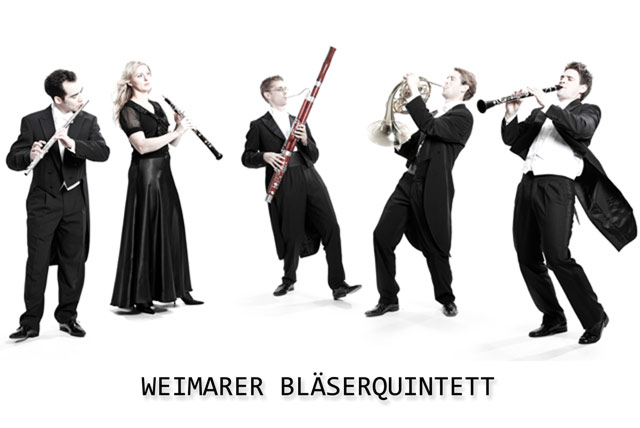 Das Weimarer Bläserquintett.